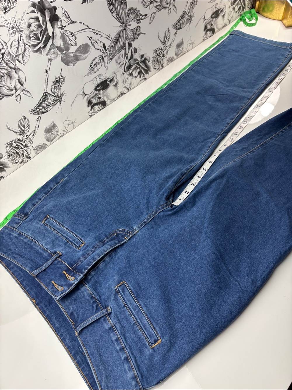 Sidefeel High Waisted Wide Leg jeans in Sky Blue - Picture 10 of 10